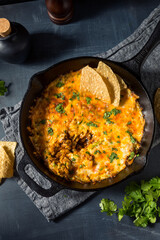 Homemade Mexican Chorizo Queso Oaxaca Dip