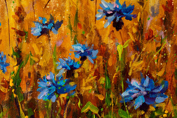Flowers paintings monet painting claude impressionism paint landscape flower meadow oil - obrazy, fototapety, plakaty