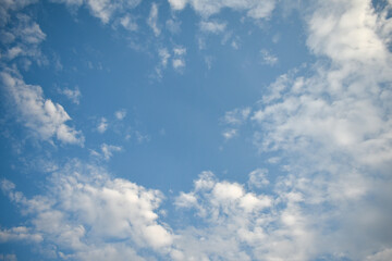 Obraz premium blue sky with clouds