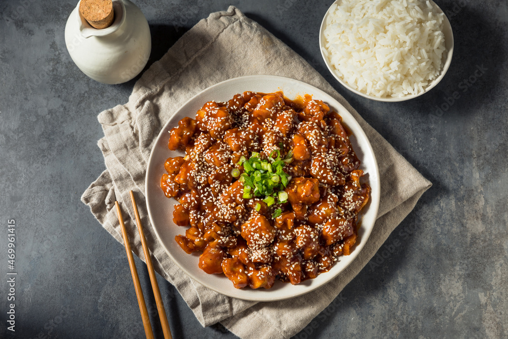 Canvas Prints Homemade Korean Gochujang Chicken