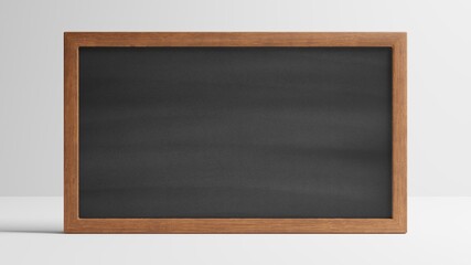 Fototapeta na wymiar Blank blackboard, chalkboard.