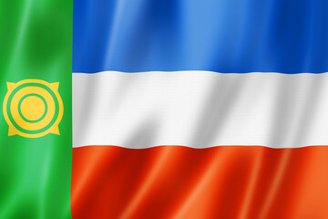 Khakassia state - Republic -  flag, Russia