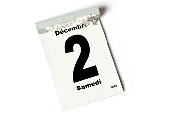  2 Décembre 2023