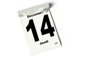  14 Décembre 2023