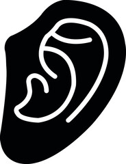 health icons ear and hearing