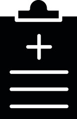 health icons medical report and medical record