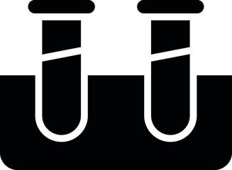 health icons test tube  and laboratory