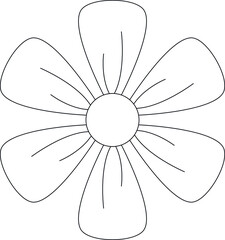 Obraz premium flowers icons flower and petals