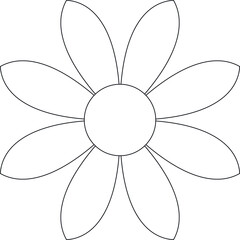 flowers icons flower  and  petals