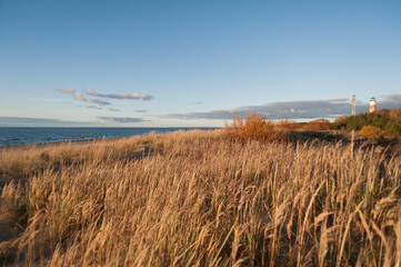 Seashore panoramic view in Narva Joesuu