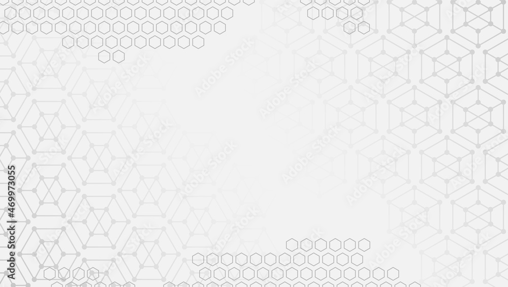 Aufkleber Vector abstract color 3d hexagonal. Background with hexagon element