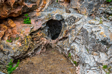A formation of rocks in Wind Cave National Park, South Dakota