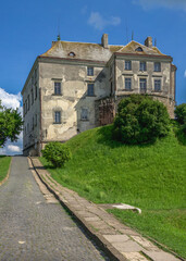 Fototapeta na wymiar Olesko Castle in Lviv region of Ukraine