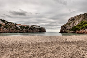 Cala en Turqueta de Menorca - Spain. - obrazy, fototapety, plakaty