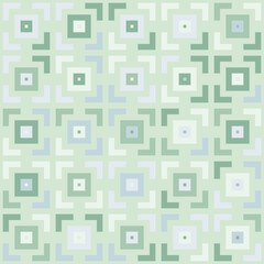 Abstract geometric pattern of squares. Seamless mosaic and tile. Vector illustration