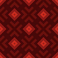 Abstract seamless geometric pattern of rhombuses and diagonals. Vector illustration