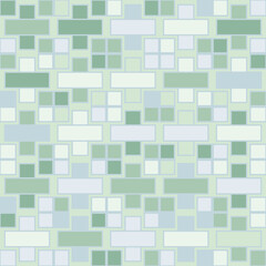 Abstract geometric pattern of squares. Seamless mosaic and tile. Vector illustration