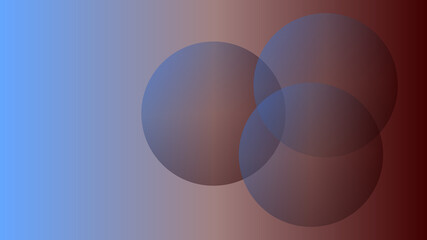 abstract background with circles shape illustration wallpaper