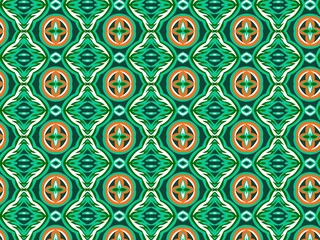 Ethnic Tribal Argyle Seamless Pattern. Abstract Mosaic Geometric Diamond Shapes Colorful Background. Traditional Boho Ikat Ornament. Digital art illustration