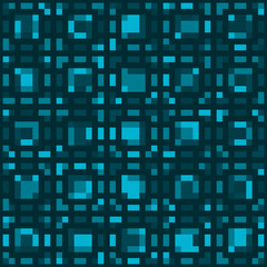 Abstract geometric pattern of squares. Seamless mosaic and tile. Vector illustration