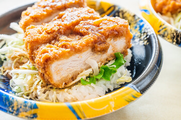 ソースヒレカツ丼