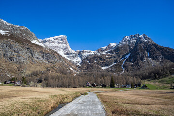 paesaggio della piana dell'Alpe Devero