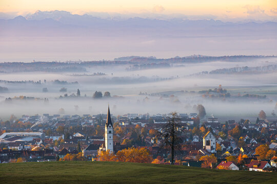 Markdorf am Bodensee im Herbst