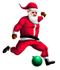 Santa claus futbolista © cheo