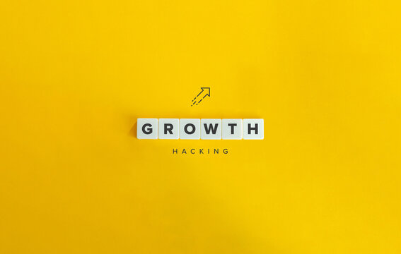 Growth Hacking Banner and Concept. Marketing Buzzword.