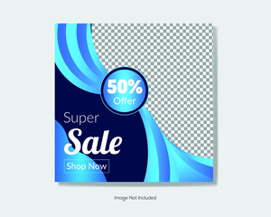 Urban Social Media Post Template for digital marketing and sale promo. modern fashion advertising