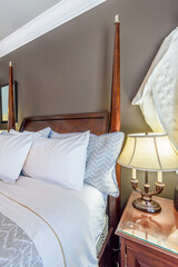 Beautiful and modern home and hotel bedroom interior design.