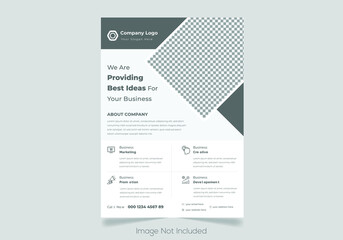 Minimal flyers report business magazine. Brochure design template vector. Square frame in cover book portfolio presentation poster. City concept in A4 layout.