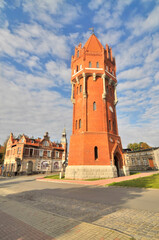 Wodociągowa wieża ciśnień w Malborku © robnaw