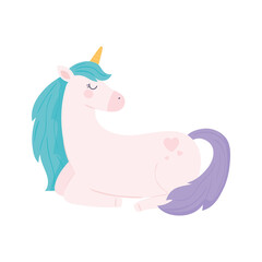 Obraz na płótnie Canvas unicorn magic animal