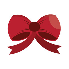 red gift bow