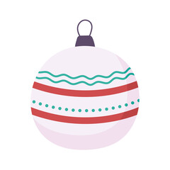 christmas white ball