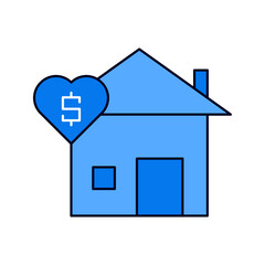 investment bank fund collecting icon