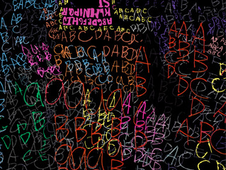 Obraz premium SHIBUYA GRAFFITI_Black