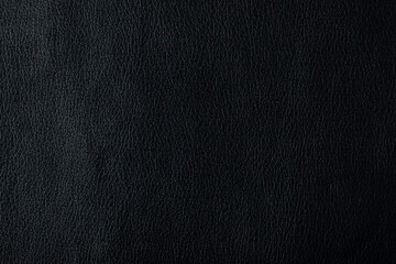 Texture of genuine leather close-up, black color print. For your background, background, with space to copy