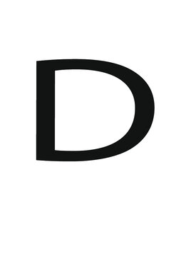 capital letter D