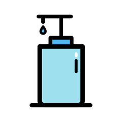 Hand sanitizer bottle icon