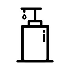 Hand sanitizer bottle icon