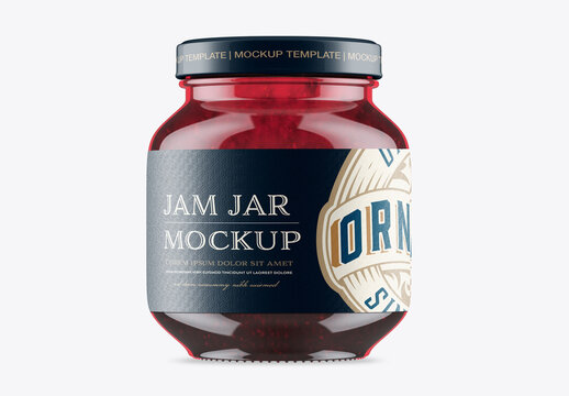 Jam Jar Mockup
