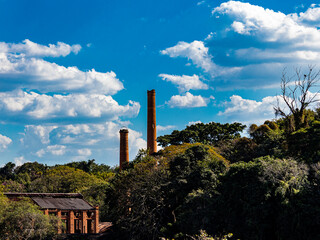 ruins of an old factory