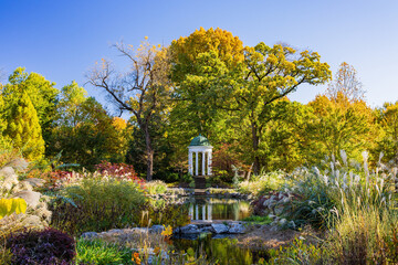 Beautiful fall color in the famous Philbrook Museum of Art
