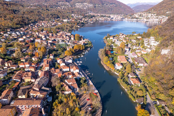 Lavena Ponte Tresa A Beautiful Village Near Lugano on the Swiss Italy Border