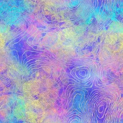 Seamless iridescent rainbow light pattern for print. High quality illustration. Swirly mix of pastel colors resembling holographic foil. Fantasy spectrum mermaid fantastical pattern for print.