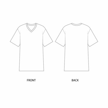 V Neck T Shirt Vector Images – Browse 4,097 Stock Photos, Vectors, and ...