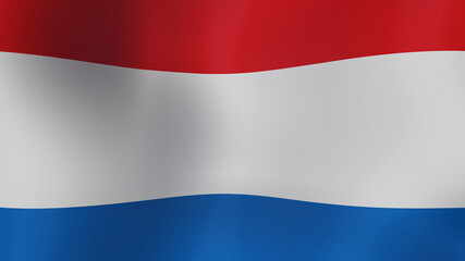 3D render wave background of the Netherlands