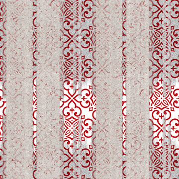 Artistic traditional motifs,stripe, textured  check nature pastel  coloured boho Pattern seamless Dyed Print pattern design . Abstract  Hand Ethnic Batik runner carpet, rug, scarf, curtain, 